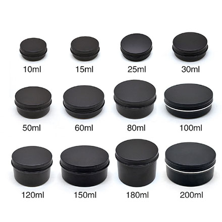 Design Color Round Aluminum With Lid
